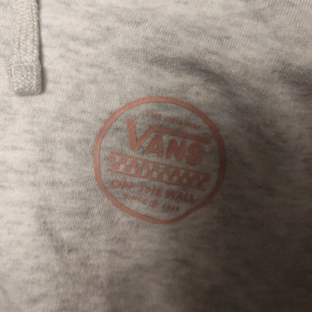 Vans Light Gray Hoodie with Logo - Picture 3 of 4